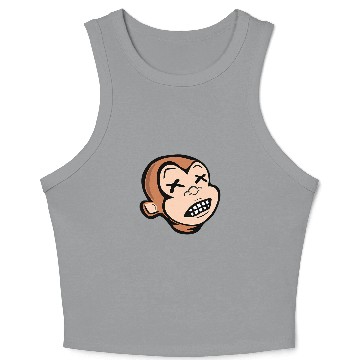 Discover Monkey Lover Funny Drunk Monkey Deads Drunk Monkey XX Drinking Party Crop Tank Top