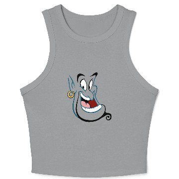 Discover Disney Aladdin Genie Face Costume Hawaiians Crop Tank Top