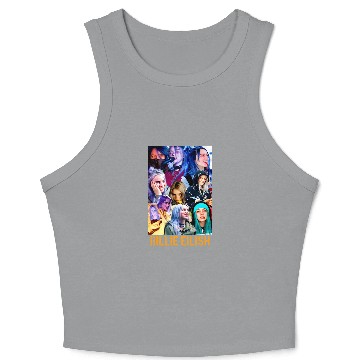 Discover Billie Eilish Eras Tour Racerback Crop Tank Top