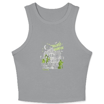 Discover Disneyland the Haunted Mansion Baseball Jerseys Crop Tank Top