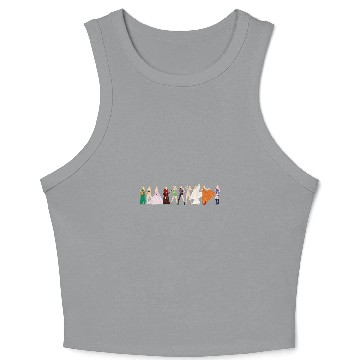 Discover eras tour taylors v2 Crop Tank Top