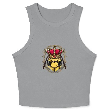 Discover Bee Beekeeping Queen Bee Princess Insect Beekeeping Animal Bee Lover Beekeeper Crop Tank Top