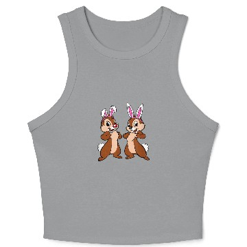Discover Amazon Essentials Disney Chip n Dale Spring East Crop Tank Top