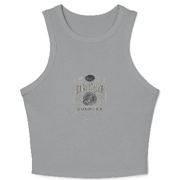 Discover Dolly Parton Whiskey Label Crop Tank Top