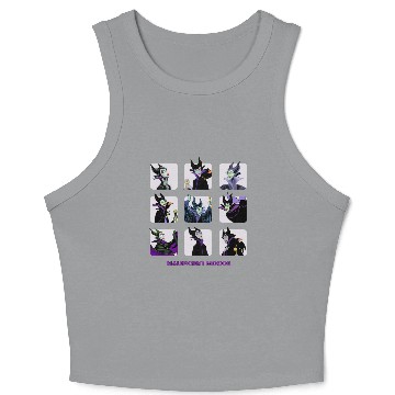 Discover Disney Maleficent Moods Funny Horror Baseball Jerseys Crop Tank Top