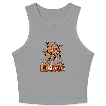 Discover Disney Thanksgiving 3D Crop Tank Top