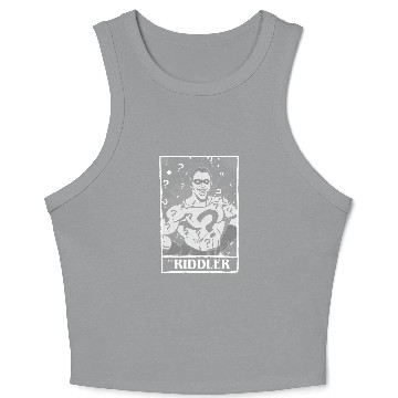 Discover DC Comics Halloween The Riddler Tarot Poster Crop Tank Top