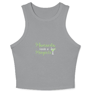 Discover Mamacita needs a Margarita Crop Tank Top