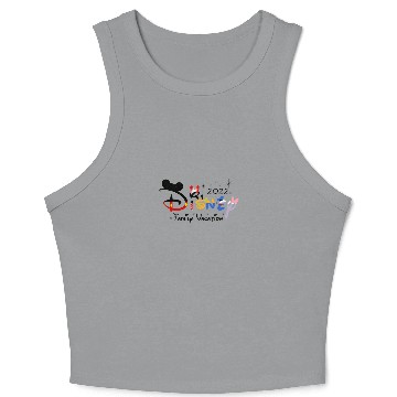 Discover Disneyy 2022 Family Vacation Baseball Jerseys Crop Tank Top