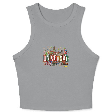 Discover Universal Studios Christmas Baseball Jerseys, Disneyland Christmas Crop Tank Top