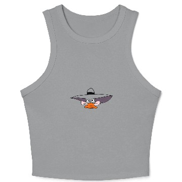 Discover Disney Darkwing Duck Big Face 3D Crop Tank Top