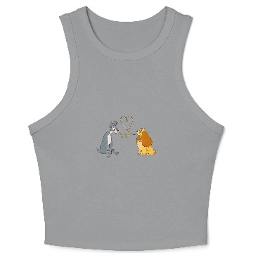 Discover Disney Lady And The Tramp Bella Notte Crop Tank Top
