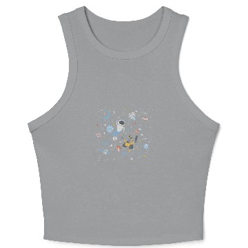 Discover Disney Pixar Wall-E Eve In Space Crop Tank Top