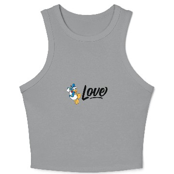 Discover Disney Love Donald Duck Crop Tank Top