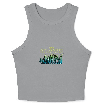 Discover Disney Atlantis The Lost Empire Characters Gradient Crop Tank Top
