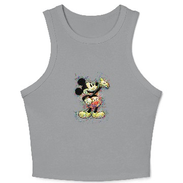 Discover disney mickey mouse scribble Crop Tank Top