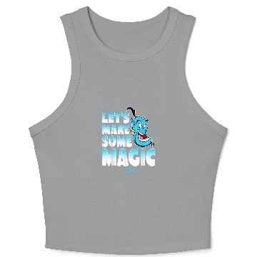 Discover Disney Aladdin Genie Lets Make Some Magic Gradie Crop Tank Top