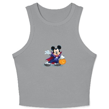 Discover Disney Halloween Mickey Mouse Vampire Crop Tank Top
