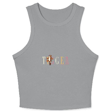 Discover Disney Winnie The Pooh Tigger Simple Text Crop Tank Top