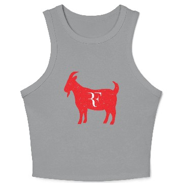 Discover Goat RF vintage - Roger Federer - Crop Tank Top