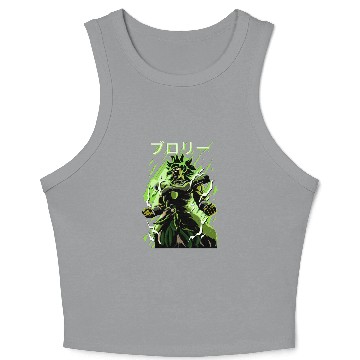 Discover Dragonball Broly roarr Crop Tank Top