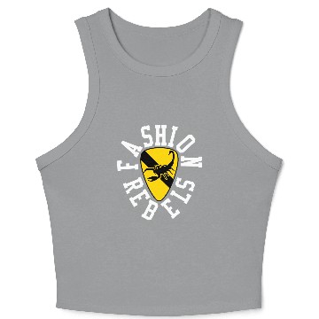 Discover Fashion Rebels Records Crop Tank Top