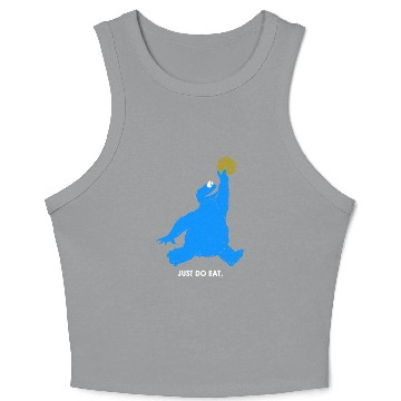 Discover Just Do Eat Cookie Monster 3D Crop Tank Top