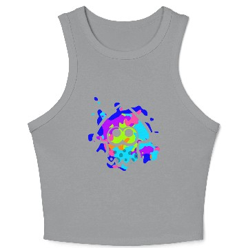 Discover Splatoon Squid Crop Tank Top
