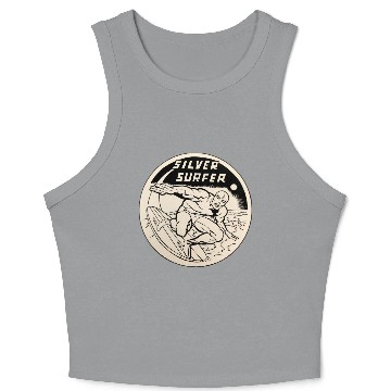 Discover Silver Surfer - rare! - Silver Surfer - Crop Tank Top