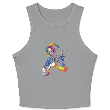 Discover Jerry Garcia Crop Tank Top