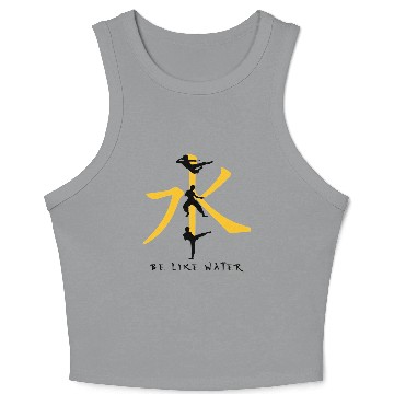 Discover Be like water - Bruce Lee - Crop Tank Top