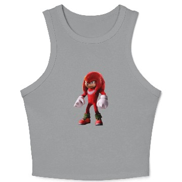 Discover Sonic 2 Knuckles Movie Character Fan Hawaiians Crop Tank Top