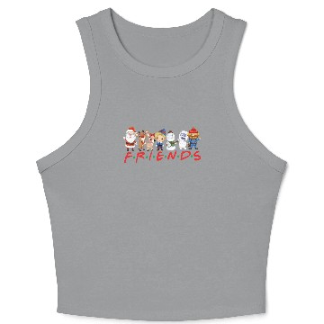 Discover Friends Christmas Crop Tank Top