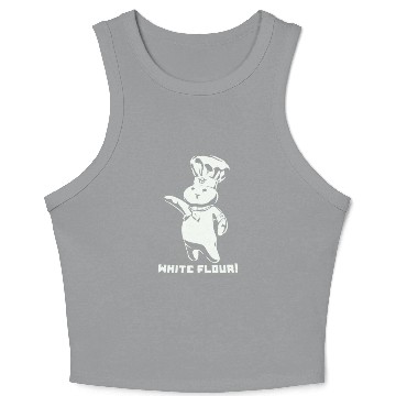 Discover Doughboy White Flour Crop Tank Top