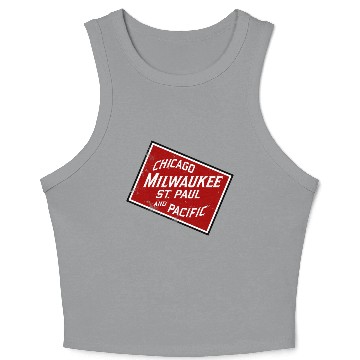 Discover The Milwaukee Road system - Railroad - Crop Tank Top