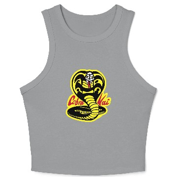 Discover Cobra Kai 3 Original Logo Pullover Crop Tank Top