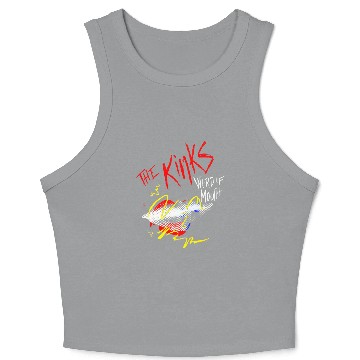 Discover The Kinks Band Crop Tank Top