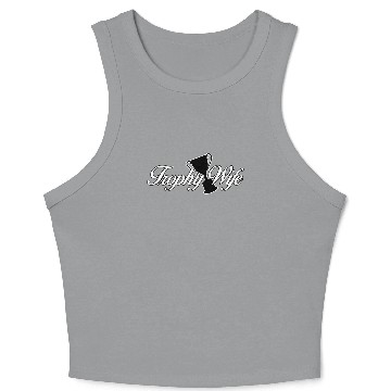 Discover Trophy Wife Amdesco Junior's Crop Tank Top