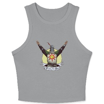 Discover Praise The Sun Dark Souls Crop Tank Top