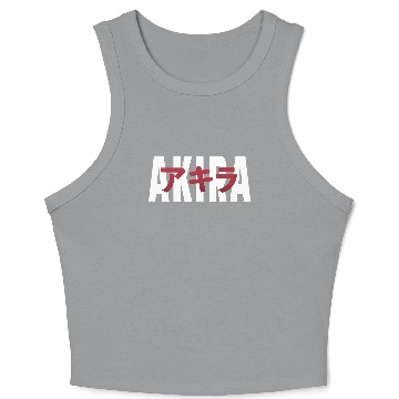 Discover Akira Japanese Text Crop Tank Top