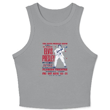 Discover The Elvis Presley Show Crop Tank Top