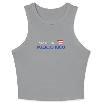 Discover Made in Puerto Rico Crop Tank Top