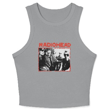 Discover Radiohead Vintage Crop Tank Top