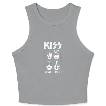 Discover Kiss Rock Band Crop Tank Top