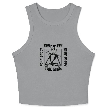 Discover disney nightmare bee christmas jack bone daddy frame Crop Tank Top
