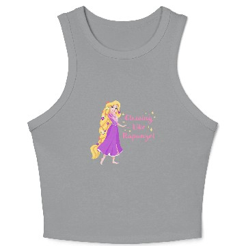 Discover Disney Princess Glowing Like Rapunzel Crop Tank Top