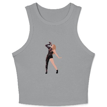Discover Eras Tour Reputation 3D Crop Tank Top