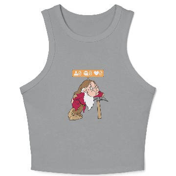 Discover Disney Snow White The Seven Dwarfs Grumpy Doesn'T Like Hawaiians Crop Tank Top