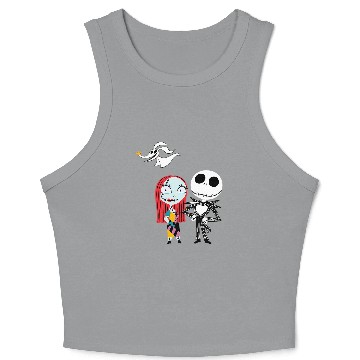 Discover Disneys Nightmare Before Christmas Jack and Sally Crop Tank Top