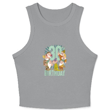 Discover Disneyss Snow White Seven Dwarfs 30th Birthday Crop Tank Top